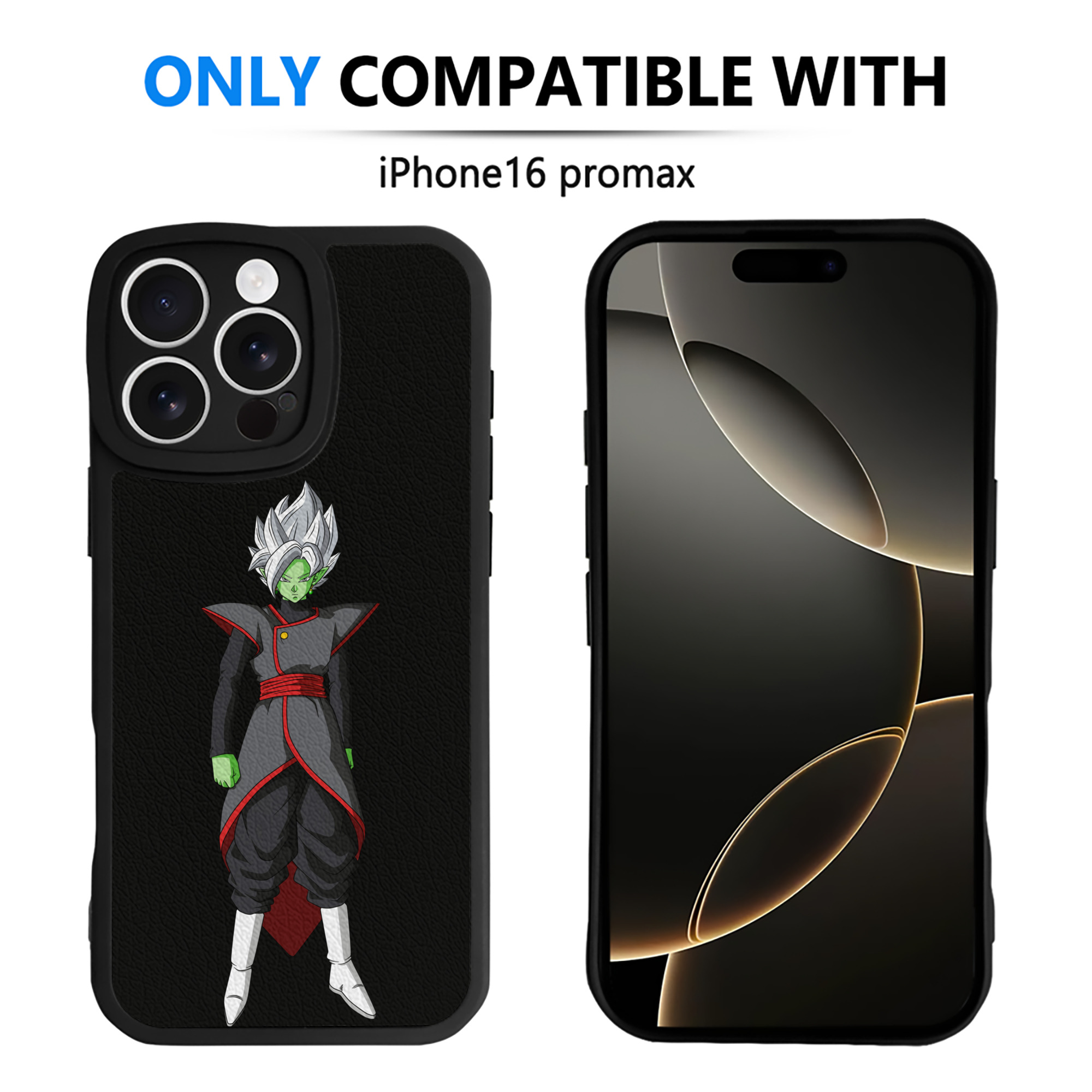 （画像用） ドラゴンボール ベジット DRAGON BALL Vegetto 【iPhone 16シリーズ対応】シリコンスマホケース（レザー調） 材質：シリコン